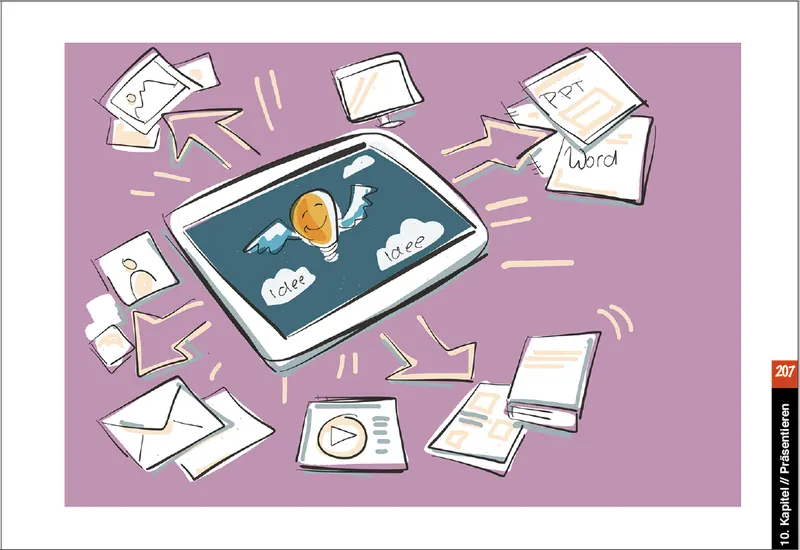 Seite 21 aus dem Buch „Auf dem Tablet erklärt“
