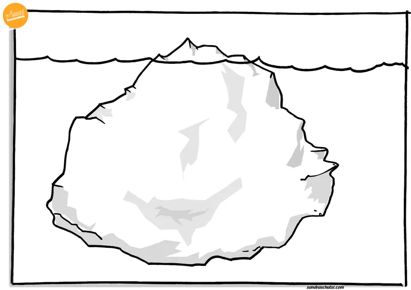 Vorlage Eisberg