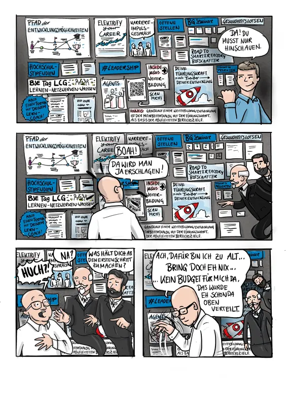 Comic für Busch Jaegerkeiten