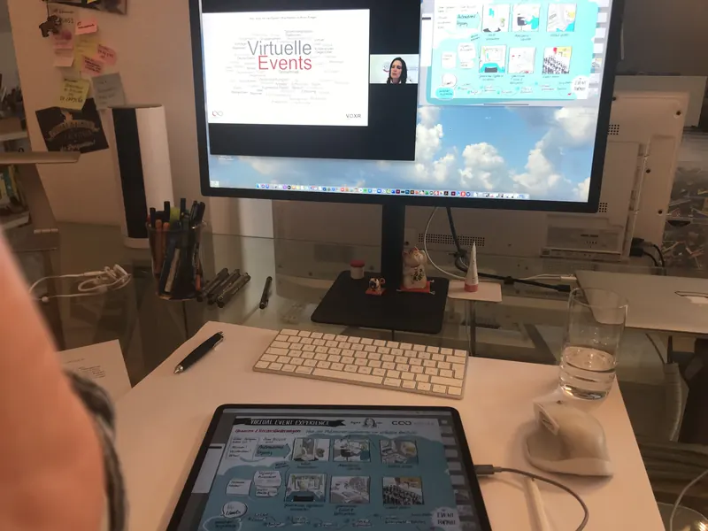 Remote Digitales Graphic Recording
